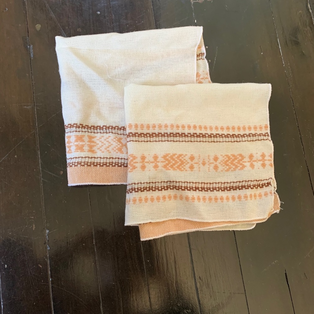 2 Vintage 1970’s Handkerchiefs
